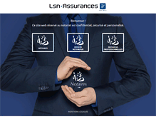 Tablet Screenshot of notaires.lsngroupe.com